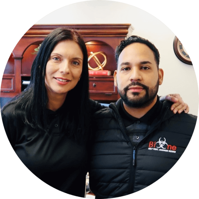 Bio-One of Marion County Owner, Roxana Jimenez and Juan Pablo Jimenez