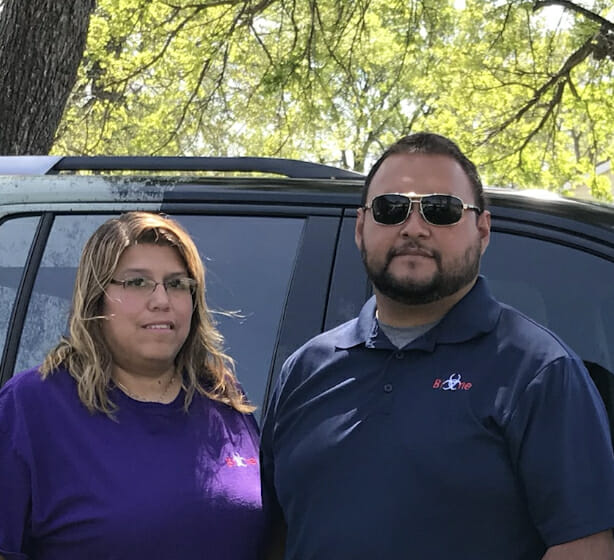 Bio-One of East Dallas owner, Daniel Avila and Marsela Avila
