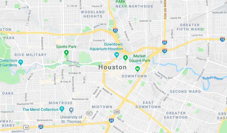 Bio-One of Houston North decontamination and biohazard cleaning service areas