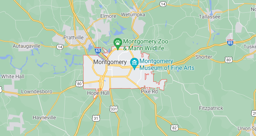 Bio-One Of Montgomery decontamination and biohazard cleaning service areas