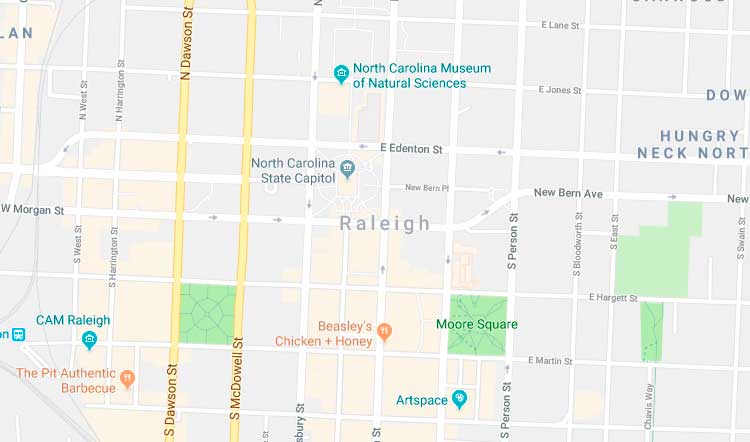 Bio-One of Raleigh decontamination and biohazard cleaning service areas