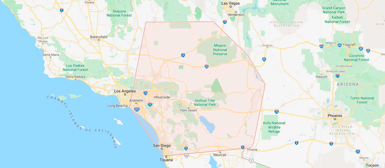 Bio-One of Temecula decontamination and biohazard cleaning service areas