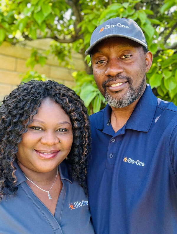 Bio-One Of Santa Clarita biohazard and decontamination Company Owner, Hector and Norah Mhlanga