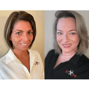 Bio-One of St. Charles biohazard and decontamination Company Owner, Megan and Amanda Boccardi