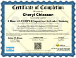 Osha Hozwoper Certified