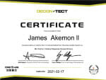 Decon-Tect Certificate