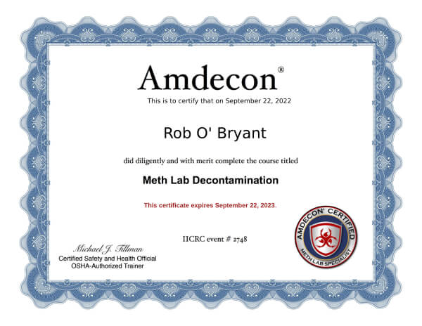Amdecon Certified