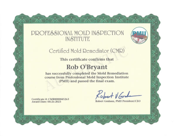 Mold Certification