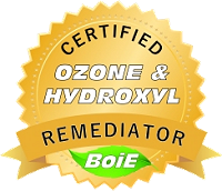 Certified Ozone and Hydroxyl Remediator (COHR) certification badge for Bio-One Gaithersburg, ensuring expert odor removal and sanitization services.